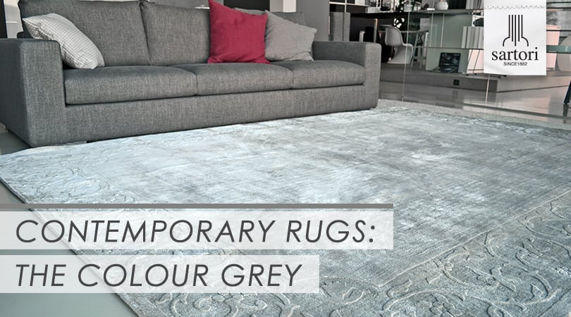 Contemporary Rugs  the Colour Grey