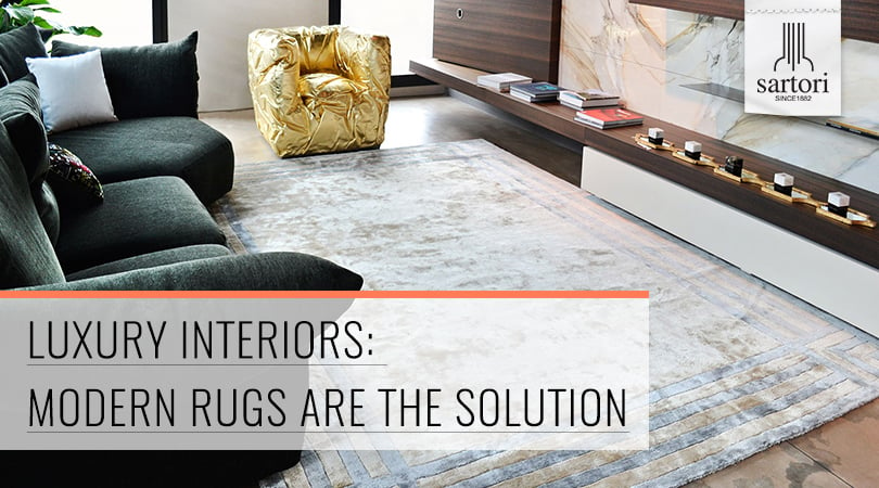 Luxury Interiors  Modern Rugs are the Solution