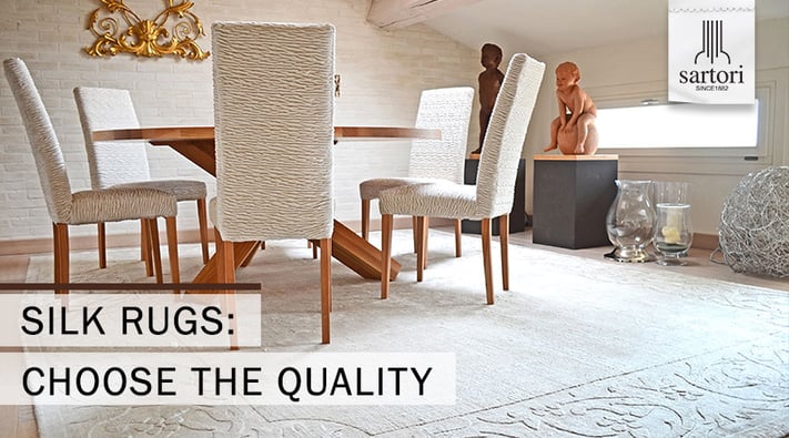 Silk rugs Choose the quality
