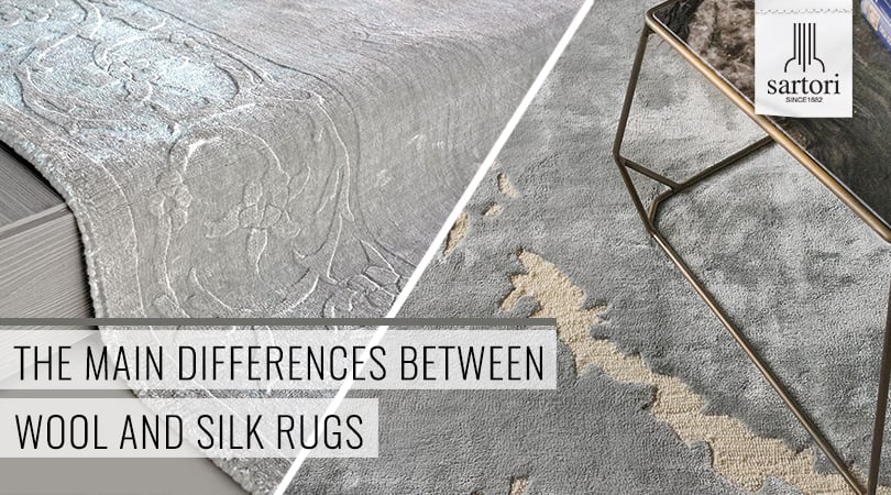 The main Differences between Wool and Silk Rugs
